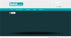 Desktop Screenshot of biotek-ozone.com